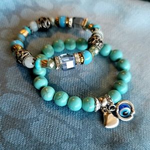 Evil Eye Bracelet / Blue Charm Bracelet